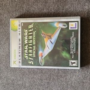 Star Wars: Starfighter Platinum Hits Microsoft Xbox Complete Manual Video game